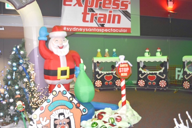 Santa Express Train at Sydney Santa Spectacular