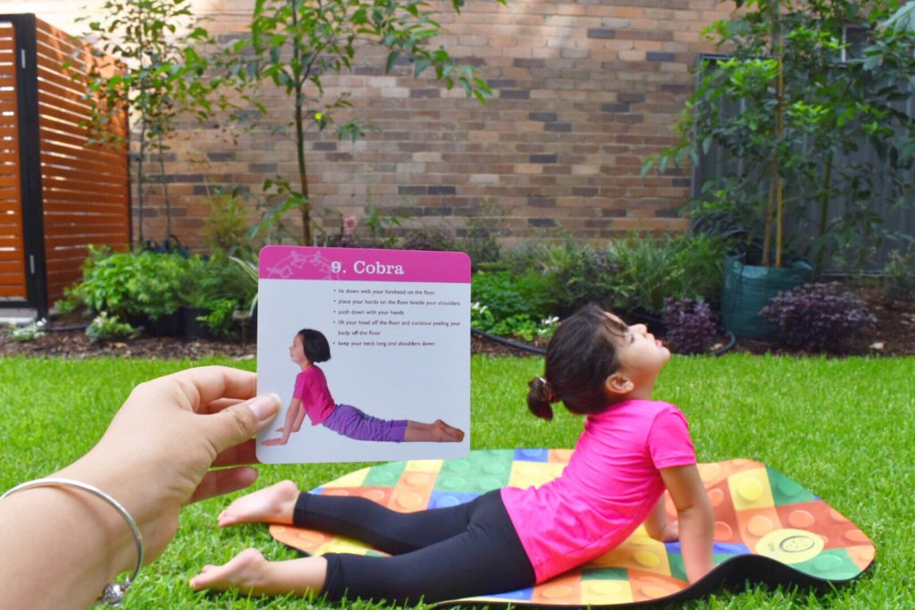 Kids Yoga Cobra Pose 