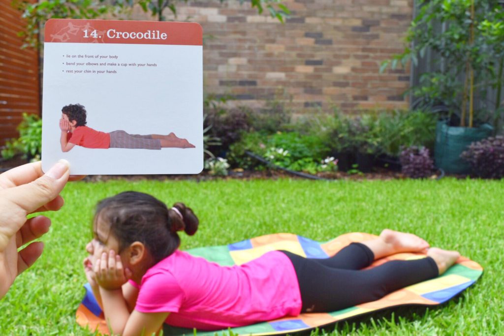 Kids Yoga Crocodile Pose 