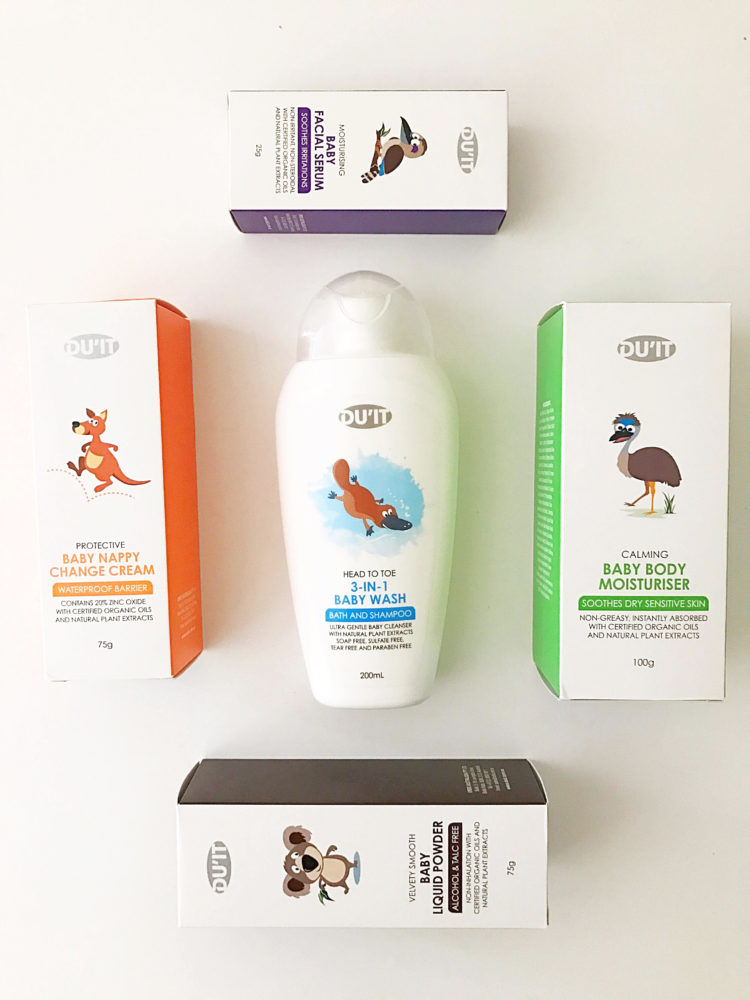 Duit Range of Baby Skincare Products
