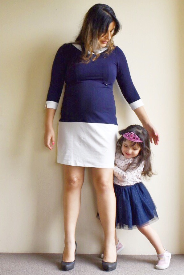 Glama Mama Maternity Monaco Navy Dress