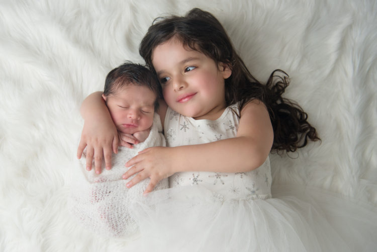 Andrea Dedik Newborn Photos with Child Blogger