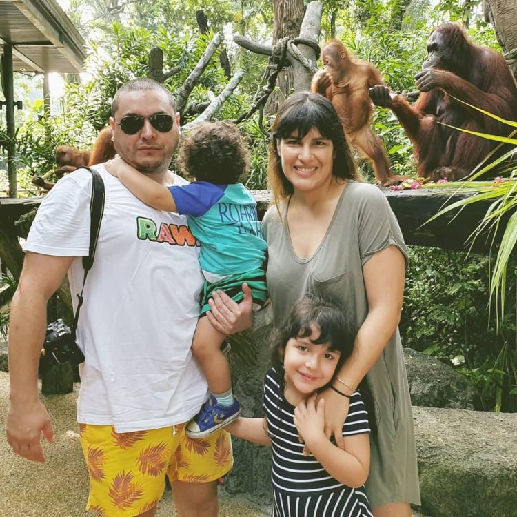 Singapore Zoo with the family