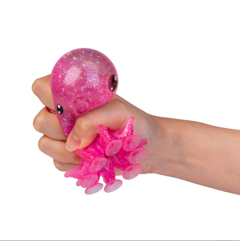 Squishy Glitter Suckers Octopus - Image 2